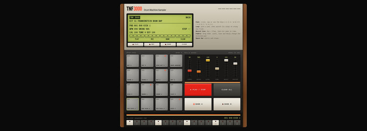 TNF 3000 Drum Machine Sampler